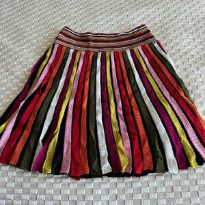 Multi-color pleated skirt from Etcetera
